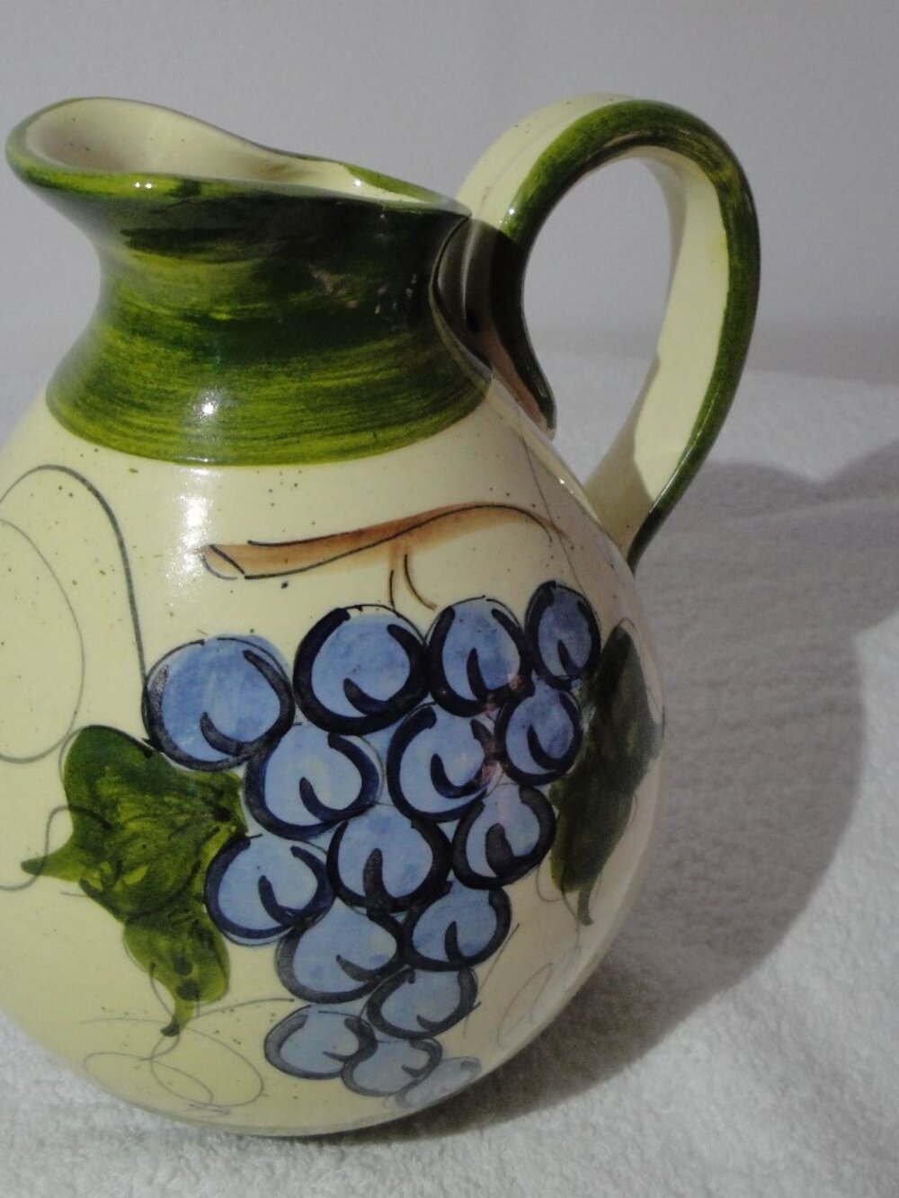 Vintage Hand Painted Ceramic Jug